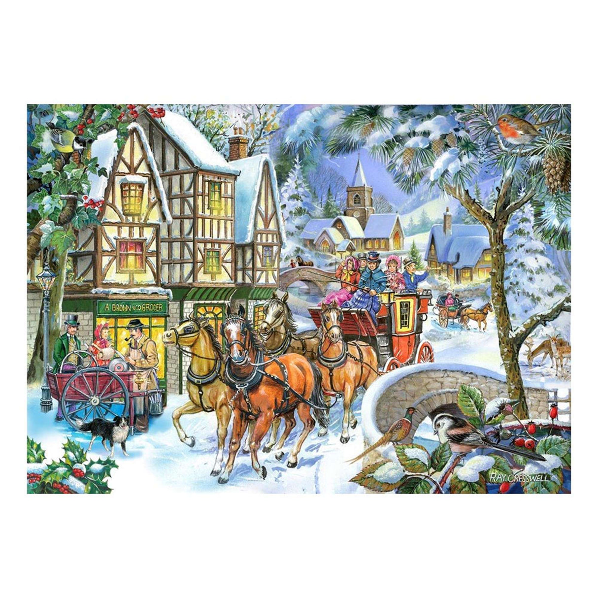 Snow Coach - BIG 500 Piece Jigsaw Puzzle