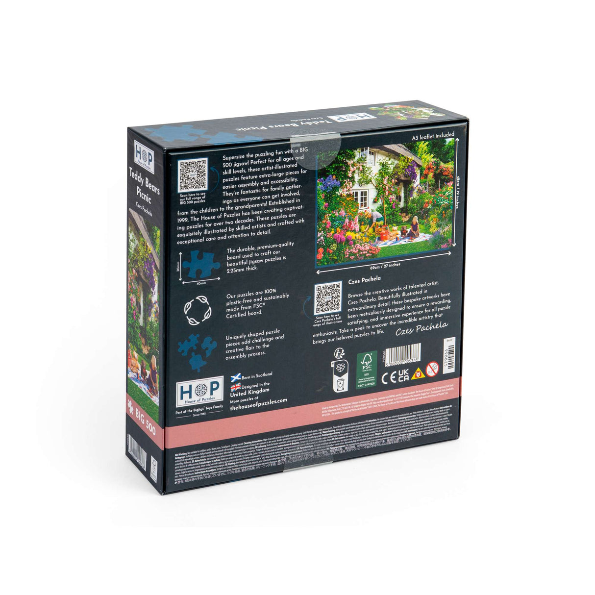 Teddy Bears Picnic - BIG 500 Piece Jigsaw Puzzle