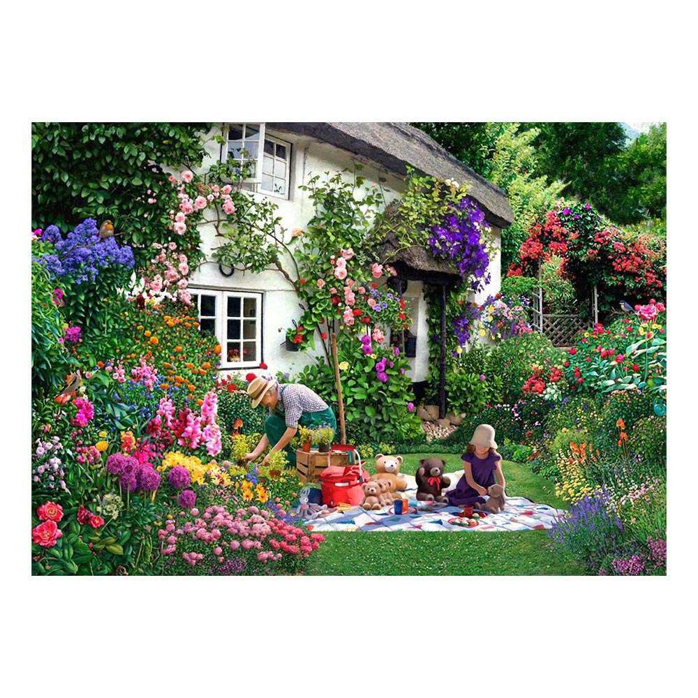 Teddy Bears Picnic - BIG 500 Piece Jigsaw Puzzle - DAMAGED BOX