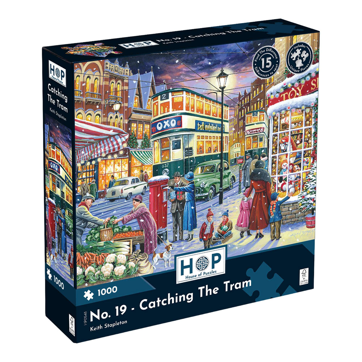 No.19 - Catching The Tram - 1000 Piece Jigsaw Puzzle