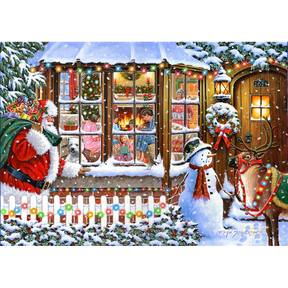 No.16 - With Love From Santa - 500 Piece Jigsaw Puzzle - DAMAGED BOX