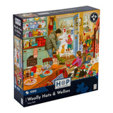 Woolly Hats & Wellies - 1000 Piece Jigsaw Puzzle