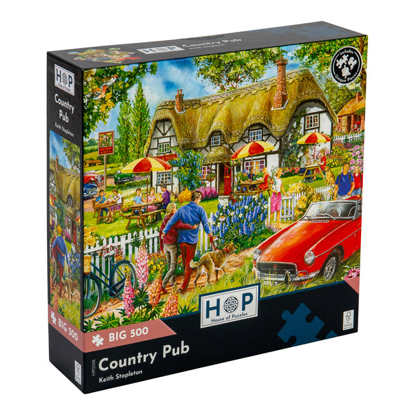 Country Pub | Big 500 Piece | House of Puzzles – Bigjigs Toys