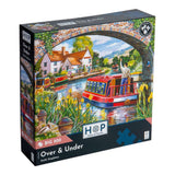 Over & Under - BIG 500 Piece Jigsaw Puzzle - DAMAGED BOX