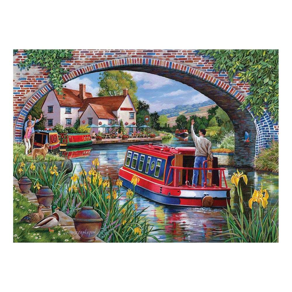 Over & Under - BIG 500 Piece Jigsaw Puzzle - DAMAGED BOX