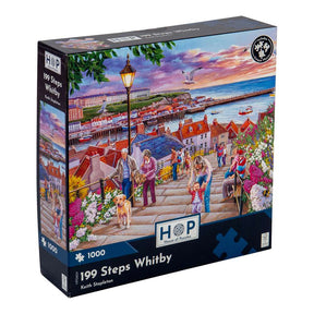 199 Steps Whitby - 1000 Piece Jigsaw Puzzle - DAMAGED BOX