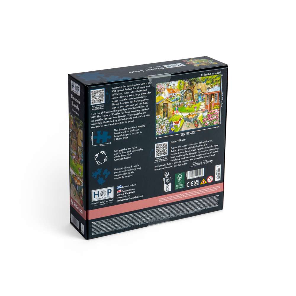 Bloomin' Lovely - BIG 500 Piece Jigsaw Puzzle