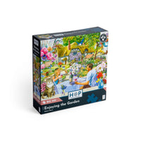 Enjoying the Garden - BIG 500 Piece Jigsaw Puzzle