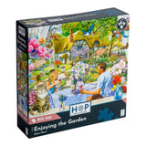 Enjoying the Garden - BIG 500 Piece Jigsaw Puzzle