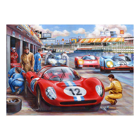 Pit Stop - BIG 500 Piece Jigsaw Puzzle