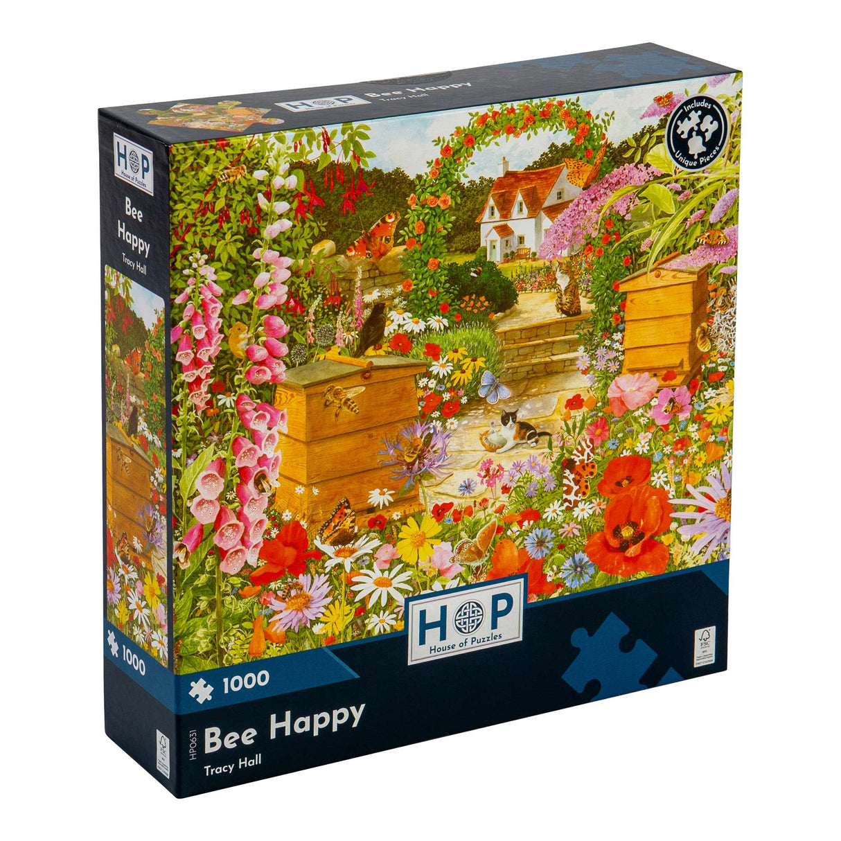 Bee Happy - 1000 Piece Jigsaw Puzzle