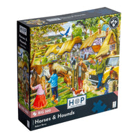 Horses & Hounds - BIG 500 Piece Jigsaw Puzzle
