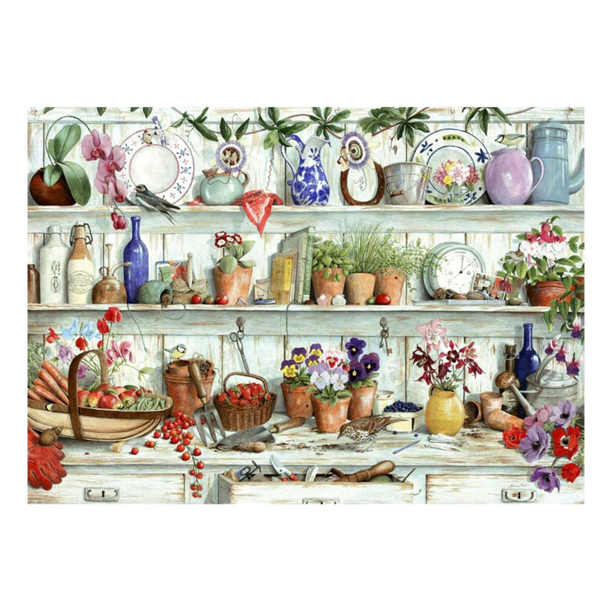 Posies & Produce - BIG 500 Piece Jigsaw Puzzle