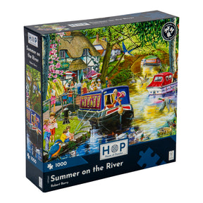 Summer on the River - 1000 Piece Jigsaw Puzzle