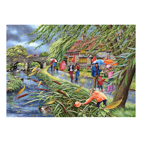 Wind at the Willows - 1000 Piece Jigsaw Puzzle