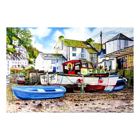 Polperro 1000 Piece Puzzle - Damaged Box