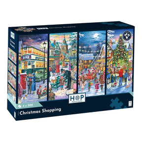 Christmas Shopping - 4 x 500 Piece - Damaged Box