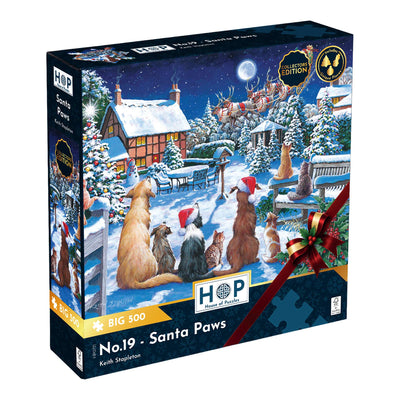 No.19 - Santa Paws BIG 500 Puzzle