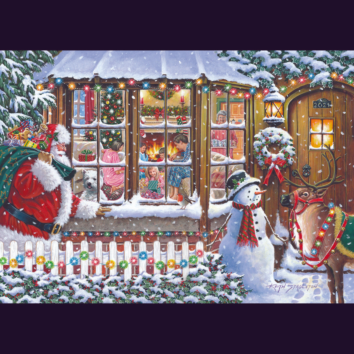 No.16 - With Love From Santa BIG 500 Puzzle