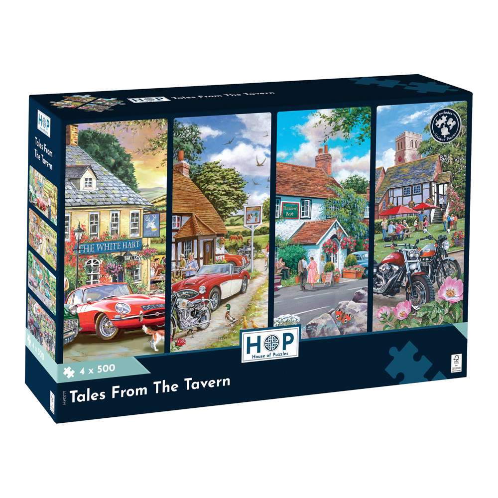 Tales From The Tavern - 4 x 500 Piece - Damaged Box