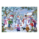 Seven Silly Snowmen 1000 Piece Puzzle - Damaged Box