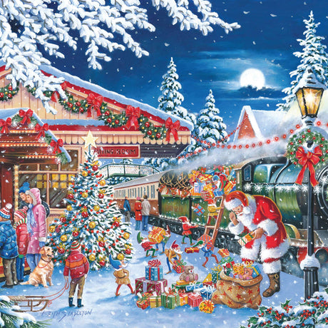 Santa's Express Puzzle Tube - 150 Piece