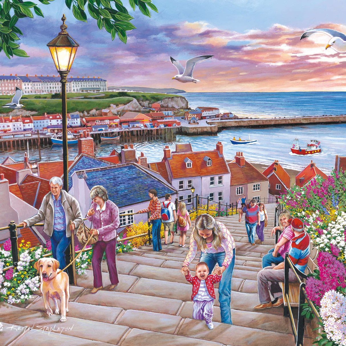199 Steps Whitby Puzzle Tube - 150 Piece