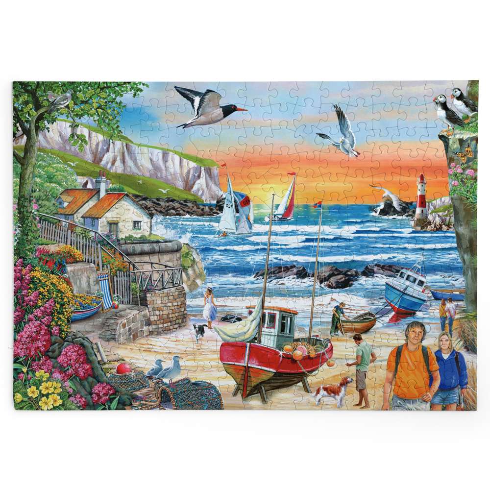 Seaside Sunset BIG 250 Jigsaw Puzzle