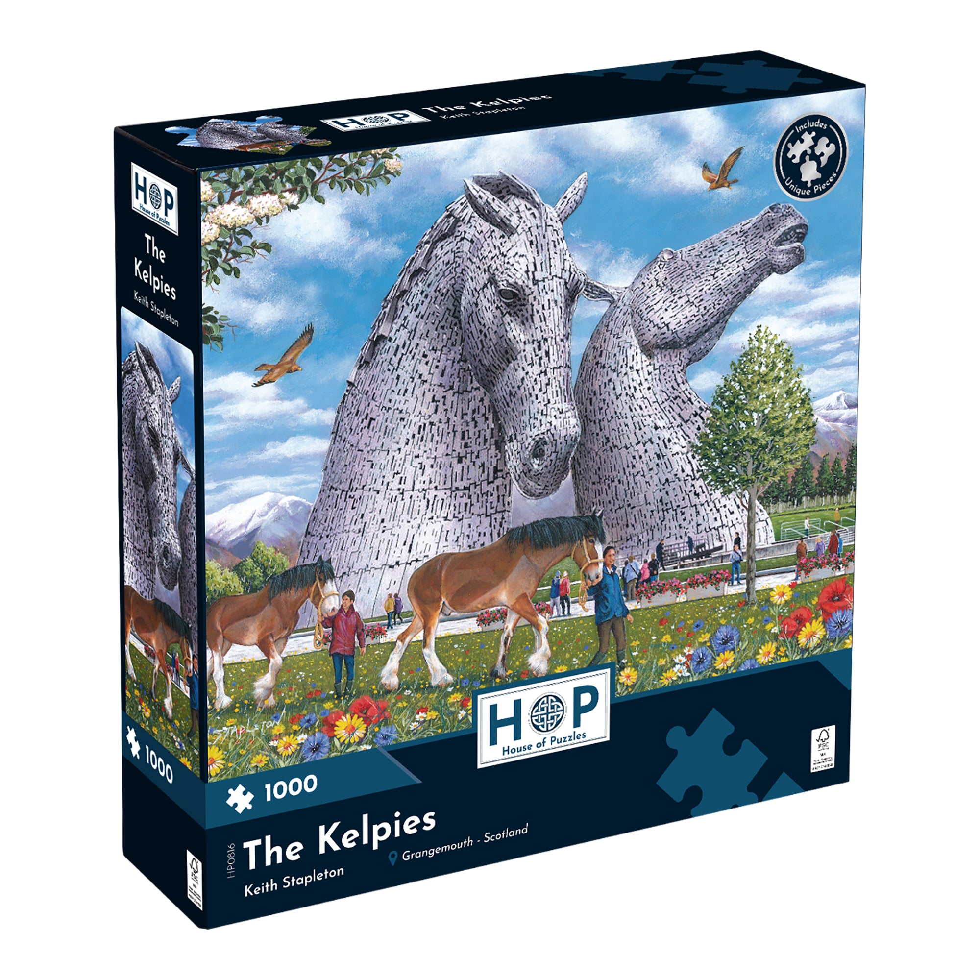 Helvetiq Mypuzzle Londra 1000 Pezzi – Puzzle Cartina E Monumenti – Dimensioni 68x48 Cm