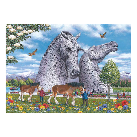 The Kelpies 1000 Piece Jigsaw Puzzle