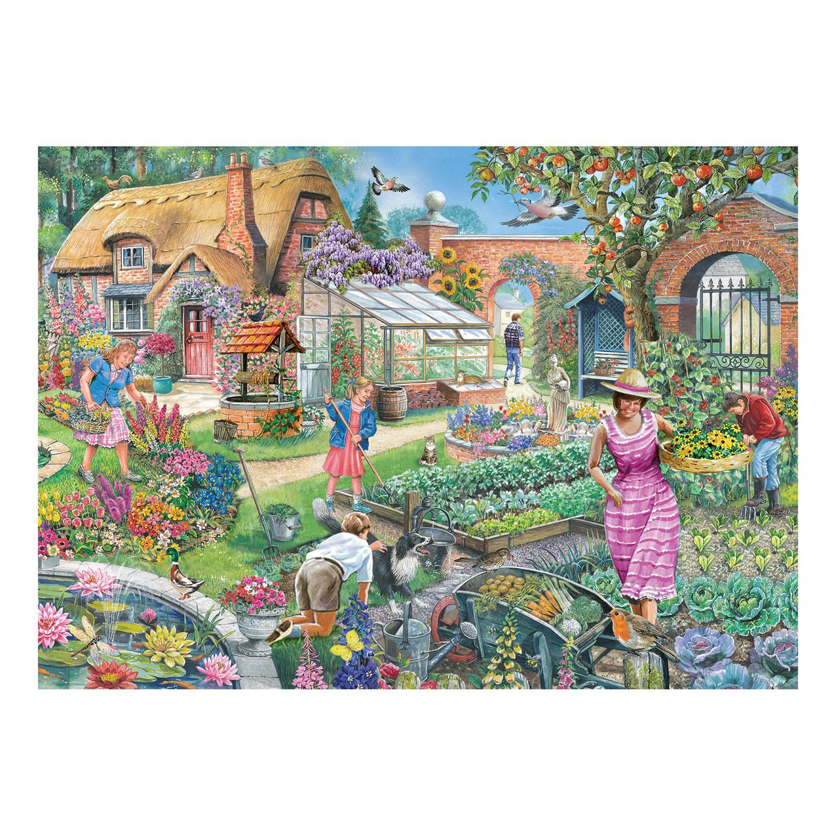 No.29 Pretty Potager 1000 Piece Puzzle - Damaged Box