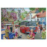 Here Comes the Bus 500 Piece Jigsaw Puzzle
