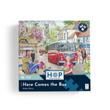 Here Comes the Bus 500 Piece Jigsaw Puzzle
