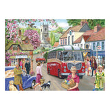 Here Comes the Bus 500 Piece Jigsaw Puzzle