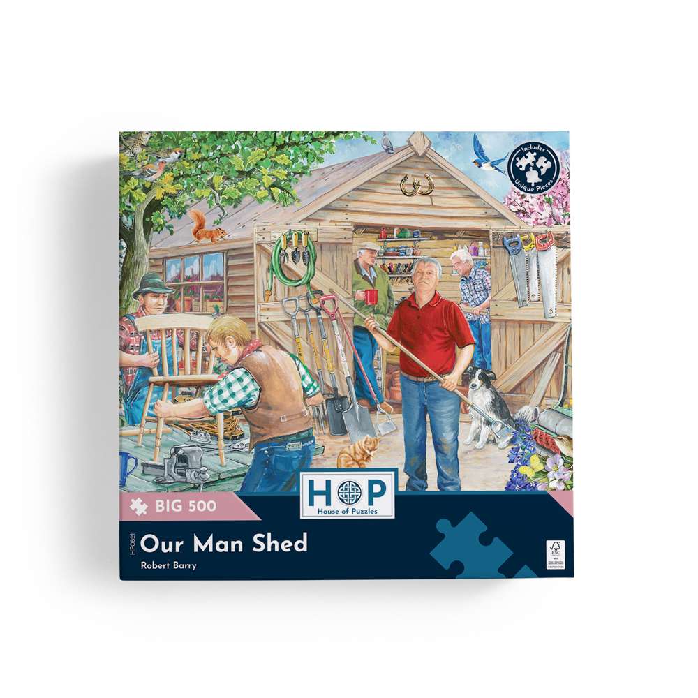 Our Man Shed BIG 500 Jigsaw Puzzle