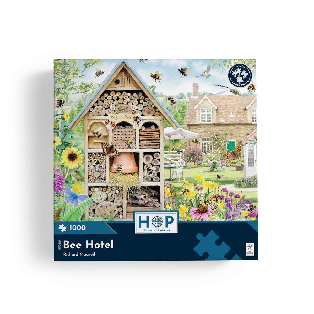 Bee Hotel 1000 Piece Jigsaw Puzzle