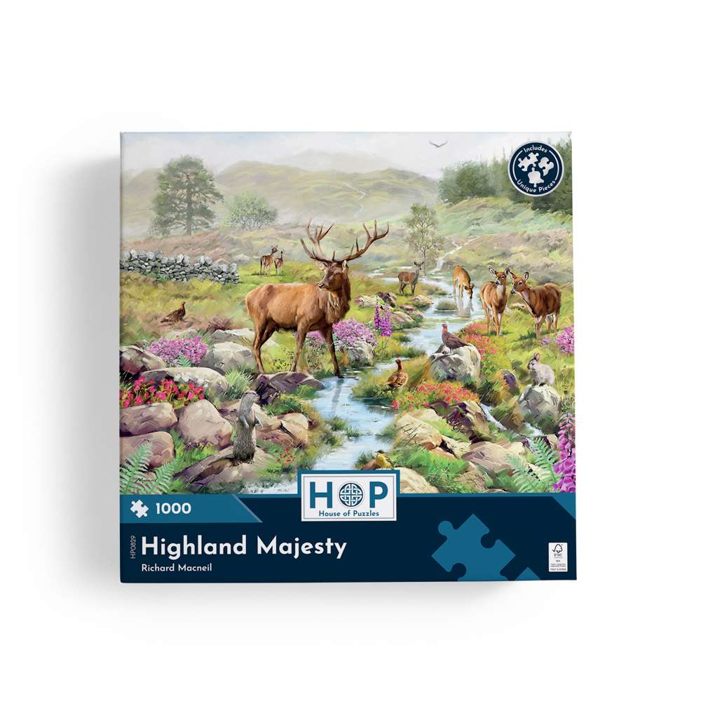 Highland Majesty 1000 Piece Jigsaw Puzzle