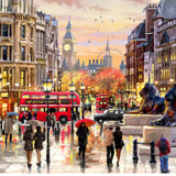 Twilight in Trafalgar Square 1000 Piece Jigsaw Puzzle