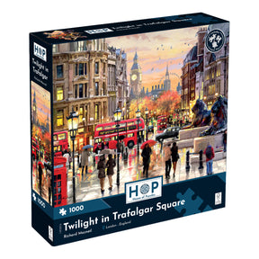 Twilight in Trafalgar Square 1000 Piece Jigsaw Puzzle