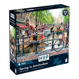 Spring in Amsterdam 1000 Piece Puzzle - Damaged Box