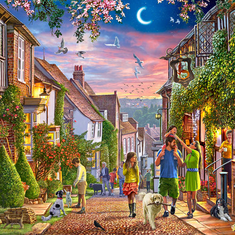 Mermaid Street 1000 Piece Jigsaw Puzzle