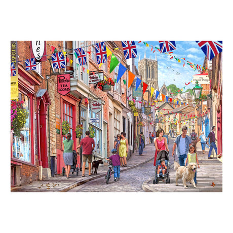 Steep Hill 1000 Piece Jigsaw Puzzle