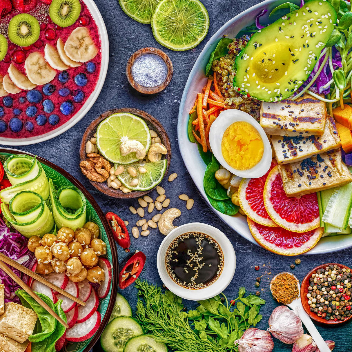 Puzzles Buddha Bowl Bliss 1000 Piece Jigsaw Puzzle