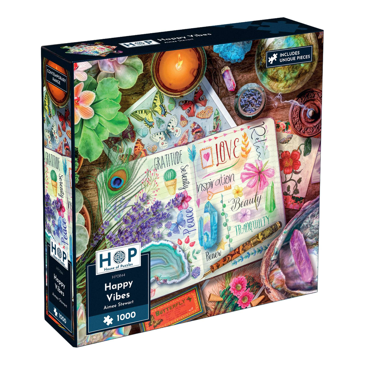 Happy Vibes 1000 Piece Jigsaw Puzzle