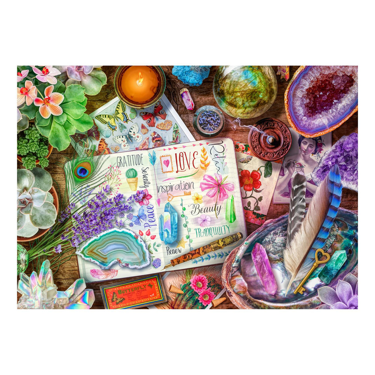 Happy Vibes 1000 Piece Jigsaw Puzzle