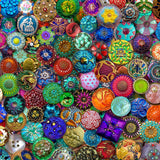 Glass Buttons 1000 Piece Puzzle - Damaged Box
