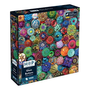 Glass Buttons 1000 Piece Jigsaw Puzzle