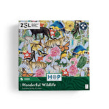 The House of Puzzles ZSL Wonderful Wildlife 1000 Piece Puzzle- Zoo Animal Jigsaw