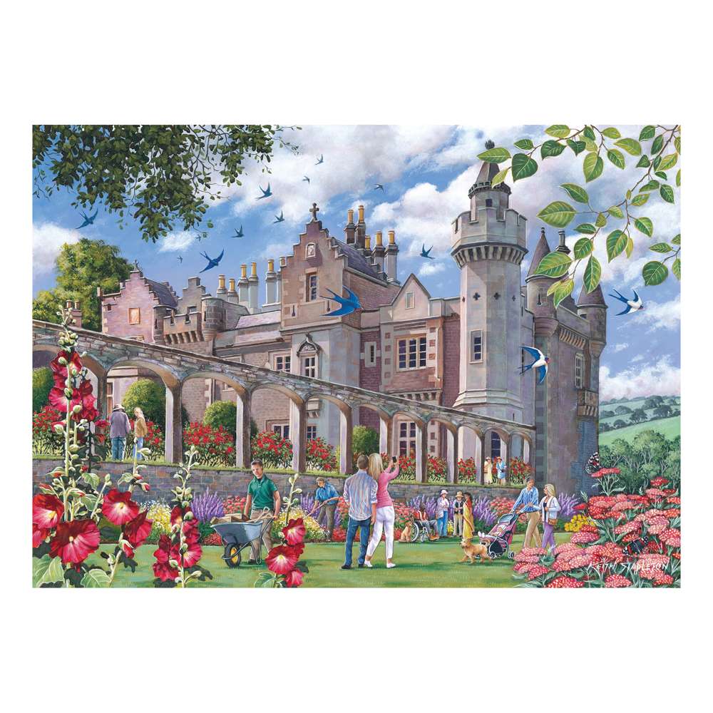 The House of Puzzles Abbotsford House 1000 Piece Puzzle