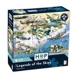 The House of Puzzles Legends of the Skies 500 Piece Jigsaw Puzzle- Plane Jigsaws
